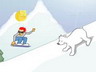 Jocul Downhill Joe jocuri de iarna si cu mos craciun sarbatori de iarna