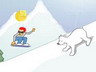 Jocul Downhill Joe jocuri de iarna si cu mos craciun sarbatori de iarna